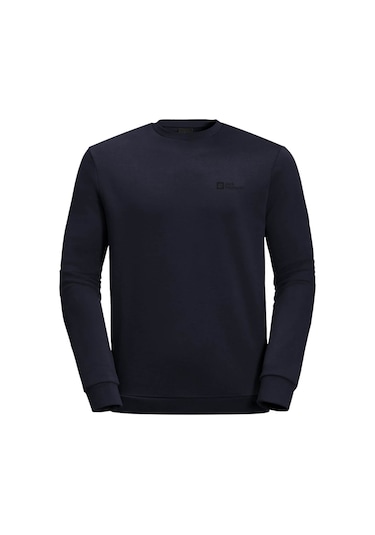 Jack Wolfskin Jack Wolfskın Essentıal Crewneck M 16459 Lacivert