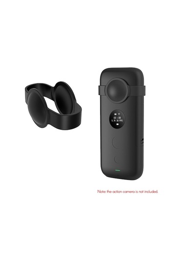 Insta 360 One X Kamera İçin Siyah Silikon Korumalı Kılıf - Çarpıklardan Koruma, Tam Kaplama Ve Esnek Malzeme