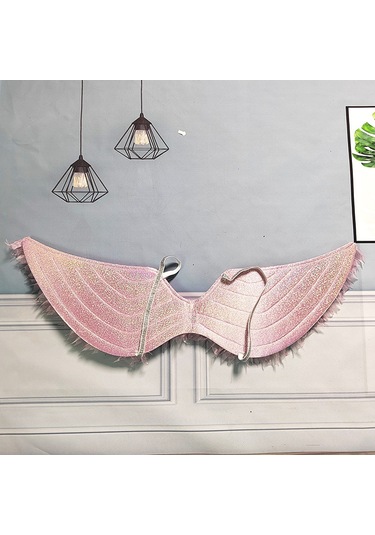 Lıcorıce Kumaş Parlayan Kanatlar Parti Dekoru-mor