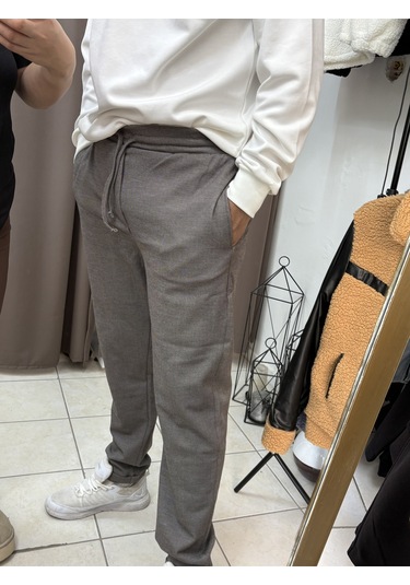 Tuba Toptaş Pike Jogger Pantolon Kahverengi
