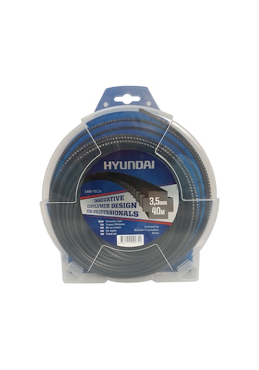 Hyundaı Dişli Tırtıklı Siyah Misina 4.00mm 30mt