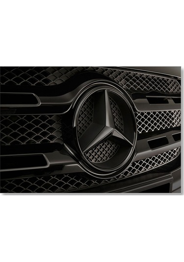 Cakasepetim Mercedes Benz Logo Karanlık Mod Ahşap Mdf Tablo