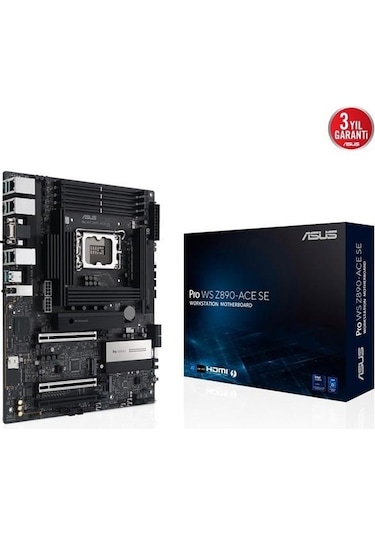 Asus Pro Ws Z890 Ace Se Ddr5 Thunderbolt-hdmı Dp Pcıe 5.0 1851p Atx