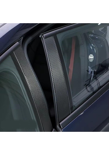 Araç Kapı Direk Kaplama Karbon Folyo Sticker Set