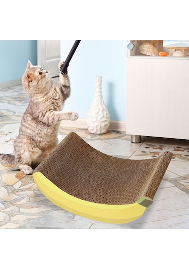 Suntek Kedi Tırmalama Pedi Dayanıklı İnteraktif Sarı-s