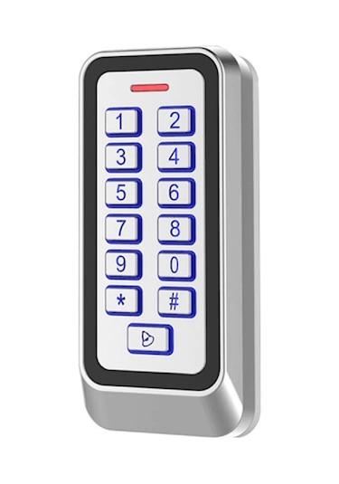 Metal Kasa Su Geçirmez Rfid Kartlı-Şifreli Kapı Kilidi Geçiş Sistemi