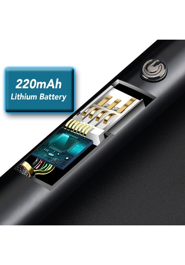 Shineyee Usb Şarjlı 360 Esnek Boyunlu Elektrikli Alev Ateşleyici, Rüzgar Dayanıklı, Çocuk Emniyetli Metal Isıtıcı - Gümüş, Paketli Çok Renkli