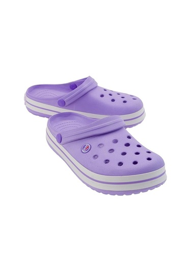 Unisex Confort Medikal Hemşire Sabo Terlik Mor-Mor