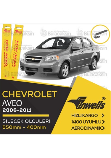Chevrolet Aveo Sedan Muz Silecek Takımı 2006-2011 İnwells N11.4449