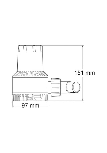 Attwood Ağır Hizmet Sintine Pompası 2000 GPH 12V