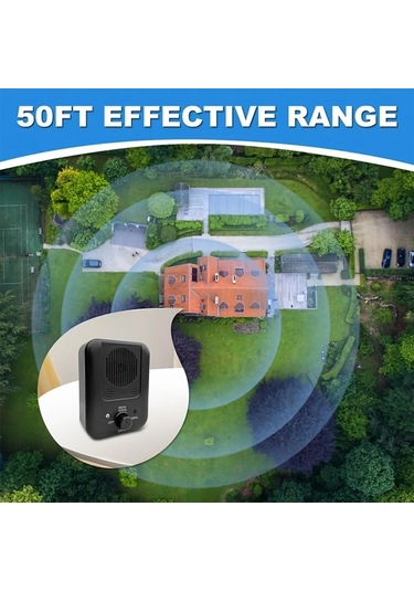 Willowhaven K4 Siyah Model 3 Modlu Ses Dalgası Teknolojili Köpek Havlama Önleyici İç Ve Dış Mekan