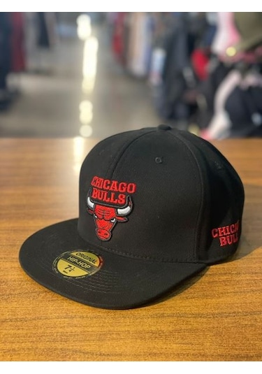 Chicago Bulls Nakışlı Hip Hop Snapback Cap Şapka