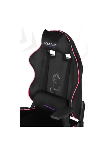 Rio Balerion Terletmez Kadife Kumaş Siyah Gaming Oyuncu Koltuğu - 11 Siyah