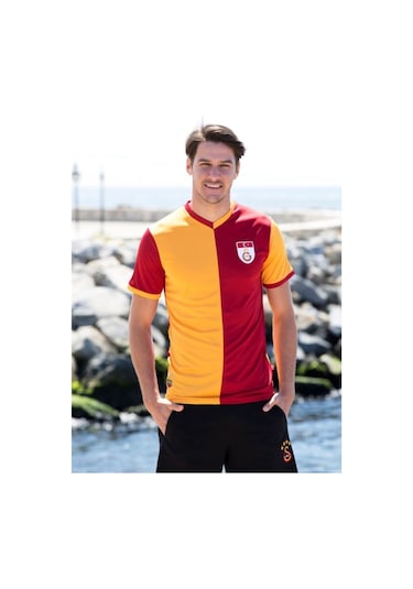 Galatasaray Sarı Kırmızı 4 Yıldızlı Metin Oktay Fan Forma Sarı