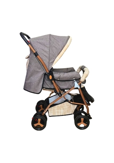 Vavbaby Dual Comfort Line Çift Yönlü Bebek Arabası Bej-gold