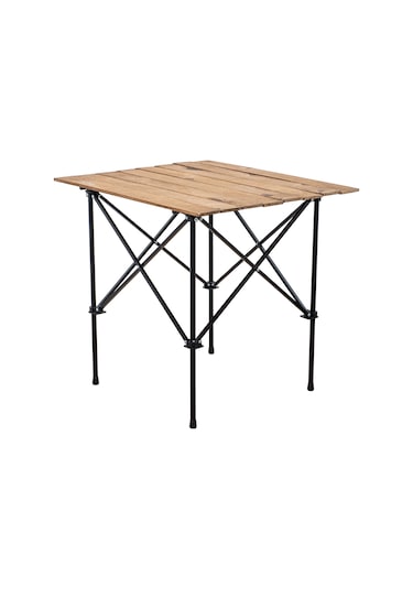 Katlanabilir Ahşap Kamp Ve Piknik Masası - Akordion - 54023 Çok Renkli