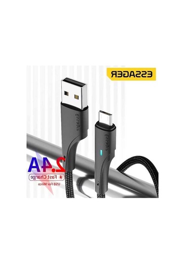 Prestigegoods Essager Mikro Usb Kablosu 2.4a Hızlı Şarj, Xiaomi Redmi, Samsung Uyumlu Oneplus İçin, Android Veri Kablosu