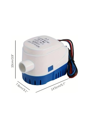 Xuweiwei 1pc Dc 12v 1100gph Otomatik Sintine Pompası Deniz Teknesi Yat Pompası Suya Dayanıklı