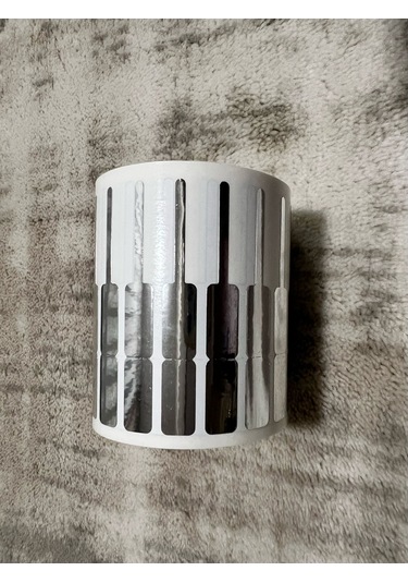 Kuyumcu Etiketi P.p Opak Metalize Etiket 72mm X 10mm