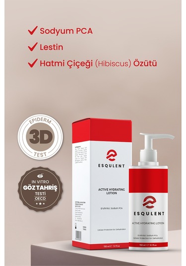 Esqulent Aktif Nemlendirme Losyonu - Active Hydrating Lotion 150 ML