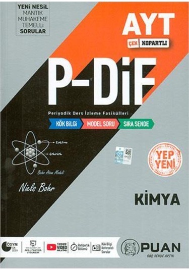 Puan AYT Kimya P-DİF PDİF Konu Anlatım Fasikülleri
