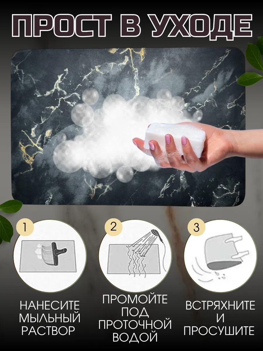 R&e Family Nanobükümlü Buharlı Bulaşık Paspası Emici 437230867 Siyah