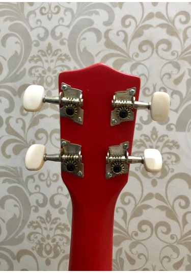 Puka Soprano Kırmızı Renk Ukulele