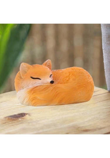 Suntek Bahçe Küçük Hayvan Figürü 5,5x4,5x3-cm-tilkiler