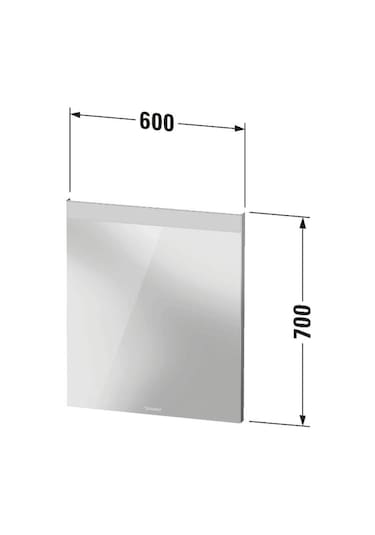 Duravit - Işıklı Banyo Aynası 60cm Beyaz - Lm783500000- 6438248