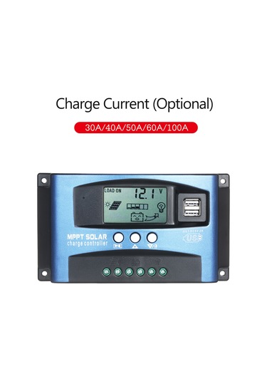 Samdoo Akıllı Mppt Şarj Kontrol Cihazı - 12v/24v Otomatik, Çift Usb Çıkışlı, Lcd Ekranlı Solar Şarj Regülatörü