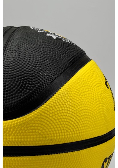 Telvesse Strong Basketbol Topu Pompalı Full Kauçuk Dayanıklı Deep Channel Kabartma No:7 B12 Sarı