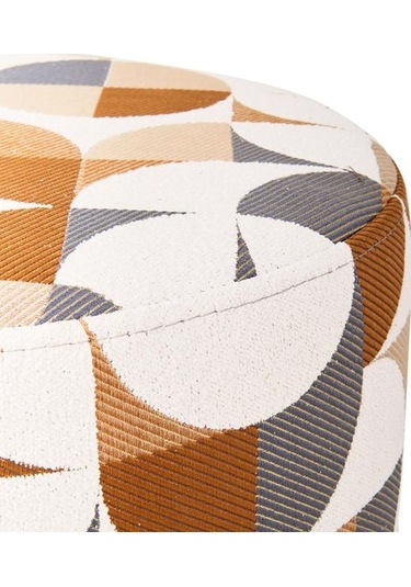 Just Home Modern Puf - Renkli - 42x38x38 Cm Renkli