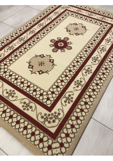 Saray Halı Gold Serisi 2165 Krem 150X230 %100 Yün Halı 4 M2 Krem