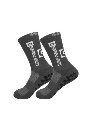Ghassy Co. Erkek Kaydırmaz Tabanlı Futbol Koşu Fitness Pamuklu Spor Çorabı