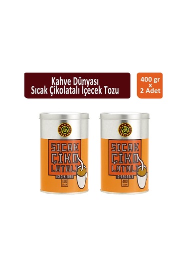 Kahve Dünyası Teneke Sıcak Çikolata 2 x 400 G