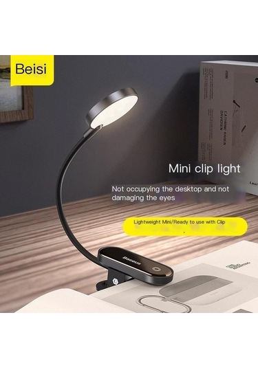 Soulader Şarjlı Led Gece Lambası, Kablosuz Taşınabilir Dekoratif Aydınlatma Gri