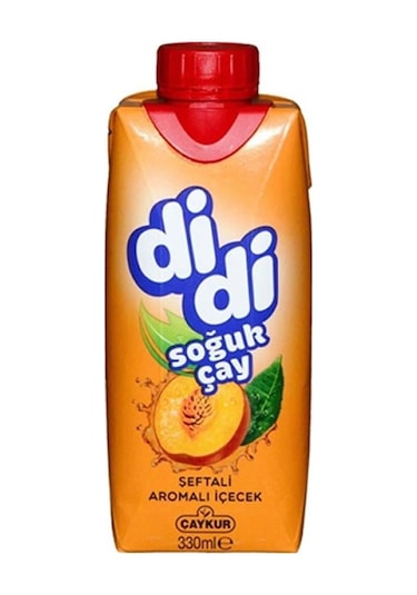 Çaykur Didi Şeftali Aromalı Soğuk Çay Kutu 330 Ml X 12 Adet