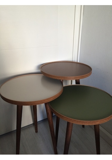 3'Lü Zigon Sehpa 16Mm Veya 18Mm Mdf Tabla (432535122)