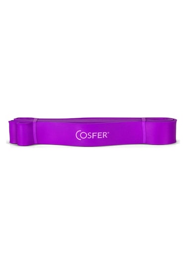 Cosfer Latex Güç Bandı 21 Mm Mor