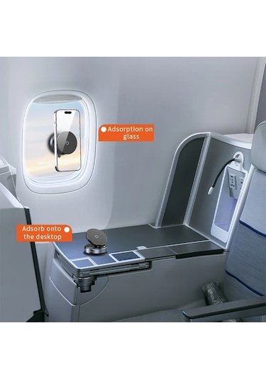 Cordial 2025 Yeni Manyetik Araç Telefon Tutucu 360 Derece Dönebilir Katlanır Siyah