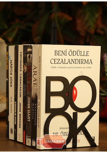 Tasagram Book Yazılı Metal Kitap Desteği Tutucu