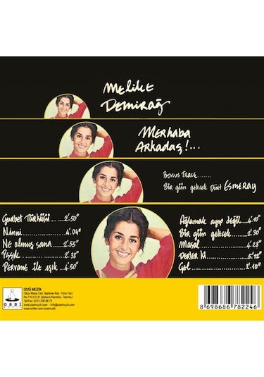 Melike Demirağ - Merhaba Arkadaş CD