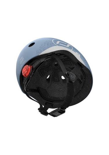 Scoot And Ride Helmet Reflective Bebek Kaskı Xxs-s Petrol Mavisi 181206-96495