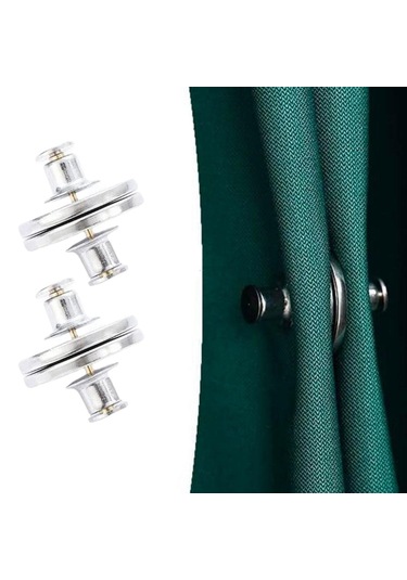 Buffer Perde Ve Kumaş Tutturma Mıknatısı 2 Adet Pratik Ev Gereç