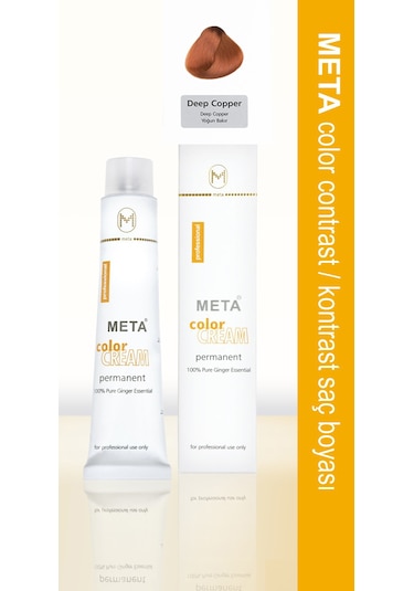 Meta Professional Kontrast Yoğun Bakır Balyaj Saç Boyası 60 Ml - Deep Copper