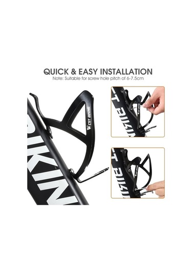 Pazly West Biking Alüminyum İçecek Şişesi Tutucu, Altın Pembe Degrade, 40g, 14.5x7.2x8 Cm, Bisiklet İçin Çok Renkli