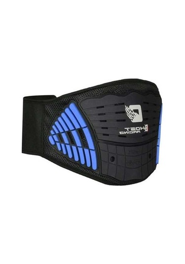 Primepickings Ghost Racing Gr-hy01 Donanım Lokomotif Motosiklet Bel Koruyucu Düşme Önleyici Mavi - Siyah Standart