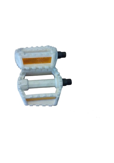 Pedal Mtb Bisiklet 24-26 Jant İçin Plastik Bilyalı Reflektörlü Çift Beyaz