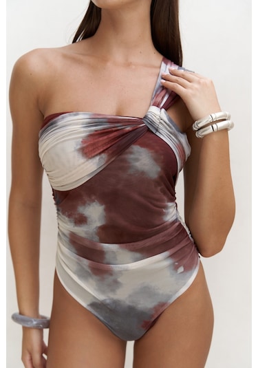 Mai Collection Mai Studios Co. Kibetinosella Tek Omuz Bordo Body Bordo
