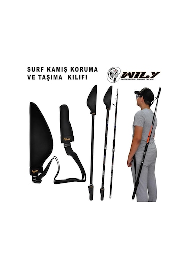Neopren Surf Kamış Koruma Ve Taşıma Kılıfı